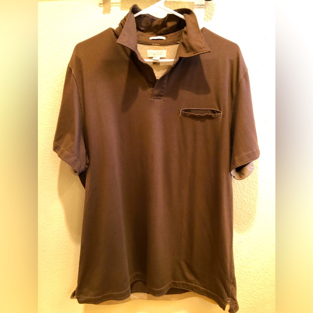 Banana Republic mens brown polo XL